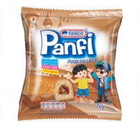 Panfi Baunilha com Recheio de Doce de Leite - 70g
